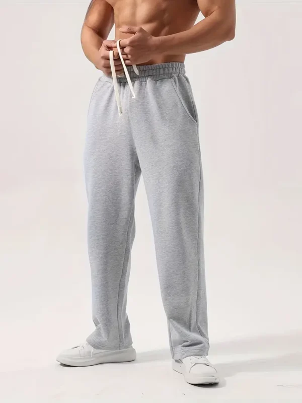Men's Solid Color Athletic Joggers
