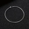 Men's Stainless Steel Beaded Chain Bracelet