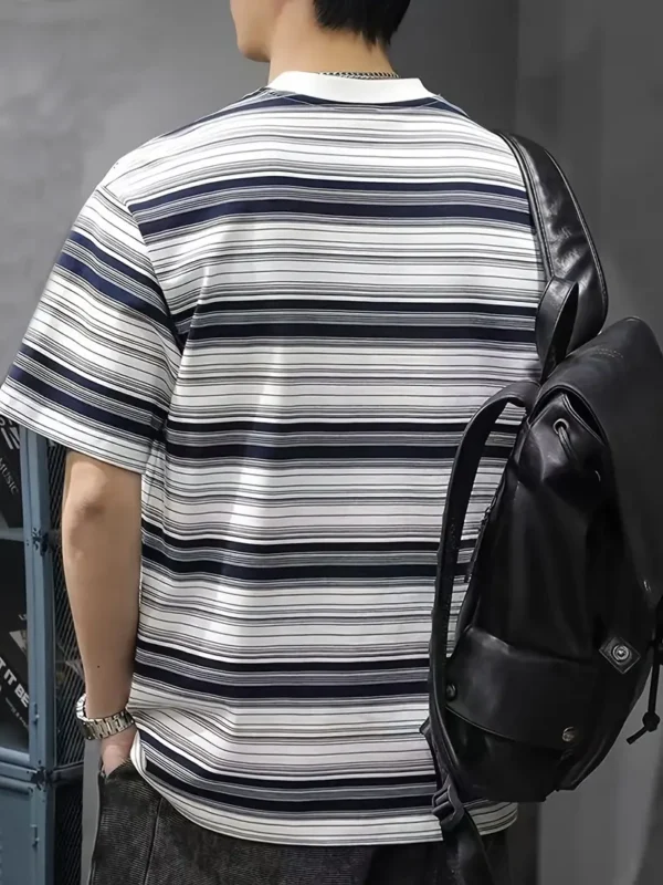 Men's Summer Striped T-Shirt