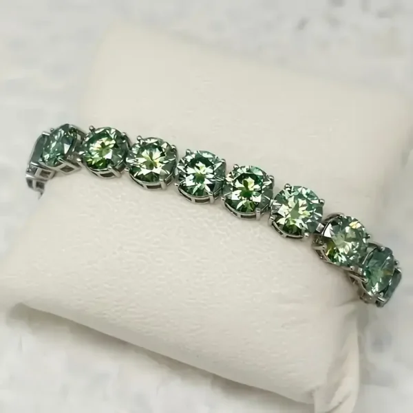 S925 Silver Moissanite Tennis Bracelet