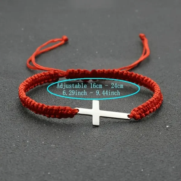 Handwoven Cross Bracelet - Elegance Meets Modern Style