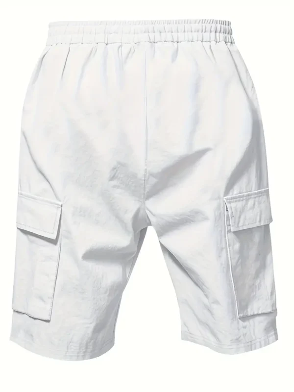 Men's Breathable Linen Cargo Shorts