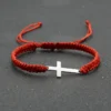 Handwoven Cross Bracelet - Elegance Meets Modern Style