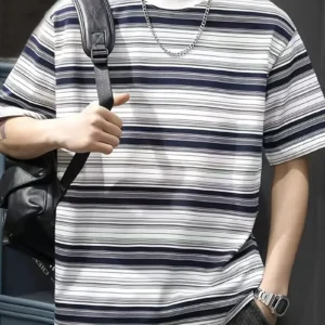 Men's Summer Striped T-Shirt