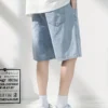 Light Blue Denim Shorts for Men