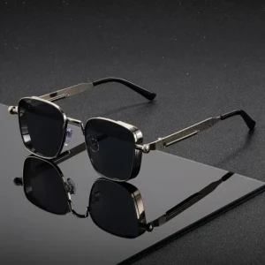 Stylish Square Metal Glasses