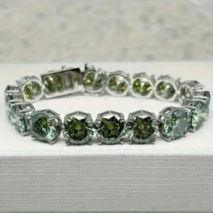 S925 Silver Moissanite Tennis Bracelet