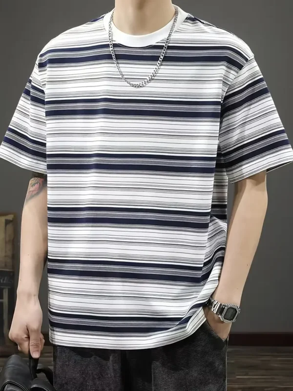 Men's Summer Striped T-Shirt