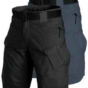 Men's Tactical Cargo Shorts - Olive Green