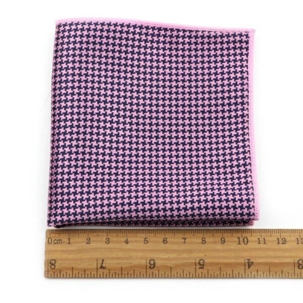 Men's Solid Silk Handkerchief Fashion Polka Dot Pocket Square Casual Plaid Colorful Hanky